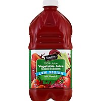 Signature SELECT Low Sodium 100% Vegetable Juice - 64 Fl. Oz. - Image 2