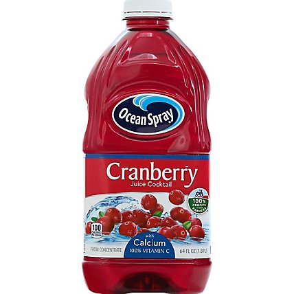 Ocean Spray Cranberry With Calcium Juice Cocktail - 64 Fl. Oz. - Image 2