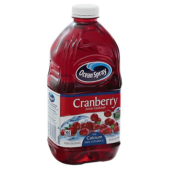Ocean Spray Cranberry With Calcium Juice Cocktail - 64 Fl. Oz.