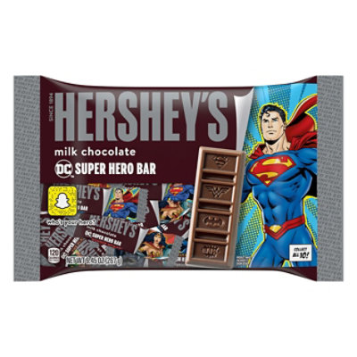 HERSHEYS Milk Chocolate Bar DC Super Hero  Oz - Tom Thumb