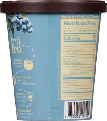 Tru Fru Blueberries Frozen Fresh In White & Dark Chocolate - 5 Oz - Image 6