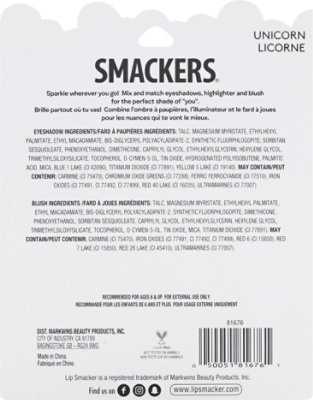 Smackers Sparkle & Shine Unicorns Glitter Palette - 0.20 Oz - Image 5