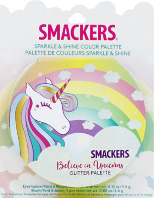 Smackers Sparkle & Shine Unicorns Glitter Palette - 0.20 Oz - Image 2
