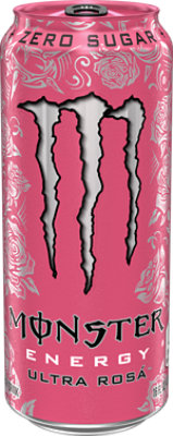 Monster Energy Ultra Rosa Sugar Free Energy Drink - 16 Fl. Oz. - Image 1