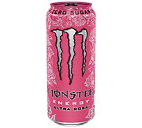 Monster Energy Ultra Rosa Sugar Free Energy Drink - 16 Fl. Oz.