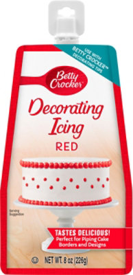 Betty Crocker Decorating Icing Red - 8 Oz - Image 2