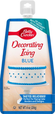 Betty Crocker Decorating Icing Blue - 8 Oz - Image 2