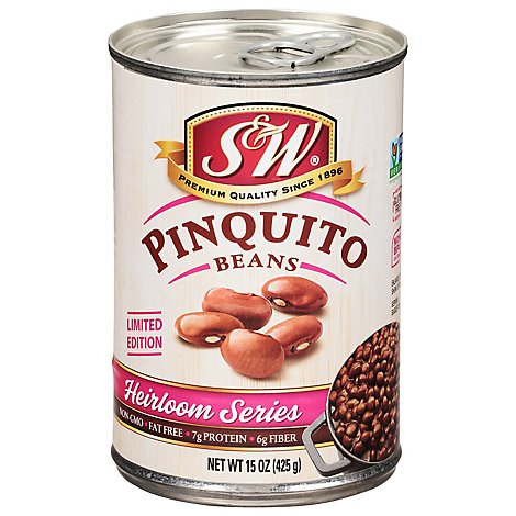 S&W Heirloom Series Beans Pinquito - 15 Oz