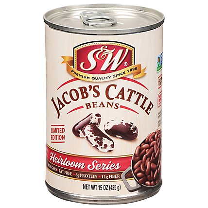 S&W Heirloom Series Beans Jacobs Cattle - 15 Oz - Image 3