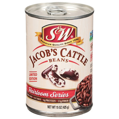 S&W Heirloom Series Beans Jacobs Cattle - 15 Oz