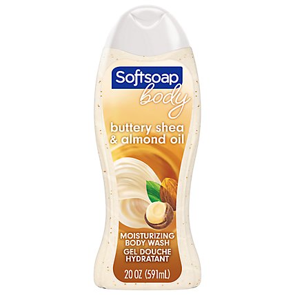 Softsoap Moisturizing Body Wash Shea & Almond Oil - 20 Fl. Oz. - Image 1