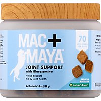 Mac+Maya Joint Support Soft Chew For Dogs With Glucosamine 70 Count - 5.9 Oz - Image 2