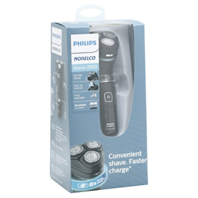 Philips Norelco Shaver 2500 Face Shaver Dry Electric S1311/82 Each