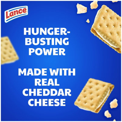 Lance Captain's Wafers White Cheddar Sandwich Crackers - 8 Ct - 1.3 Oz - Image 2