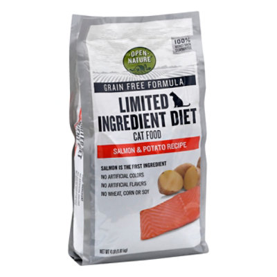 Open Nature Cat Food Salmon Potato 4 Lb carrsqc