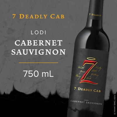 7 Deadly Wine Red Cabernet Sauvignon Lodi 2018 - 750 Ml - Image 1