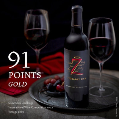 7 Deadly Cabernet Sauvignon Red Wine - 750 Ml - Image 5