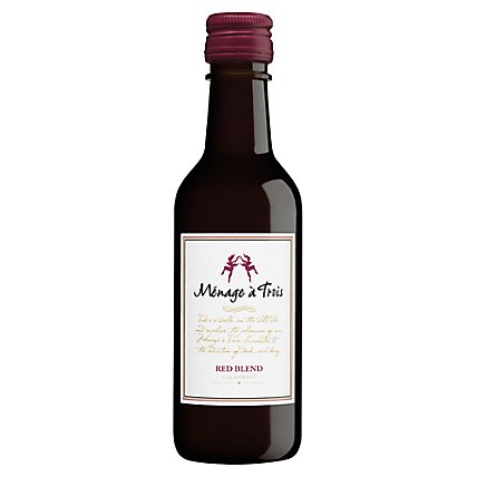 Menage A Trois Red Blend - 3-187 Ml - Image 1
