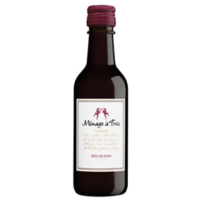Menage A Trois Red Blend 187ml 3pk Wine - 561 Ml
