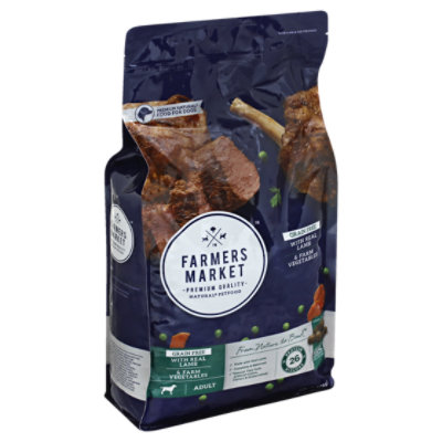 Farmers market shop natural pet food