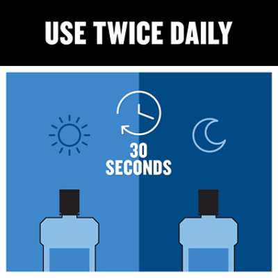 Listerine Ultraclean Zero Alcohol Tartar Mouthwash Arctic Mint - 1 L - Image 2