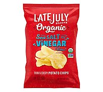 Late July W/Org Chips Sea Salt & Vinegar - 5 Oz