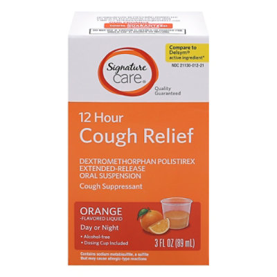 Signature Select/Care Cough Relief 12 Hour Orange - 3 Fl. Oz. - Image 4