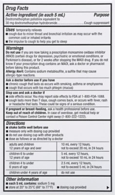 Signature Select/Care Cough Relief 12 Hour Orange - 3 Fl. Oz. - Image 6