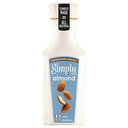 Simply Almond Milk Unsweetened Original - 46 Fl. Oz. - Image 1