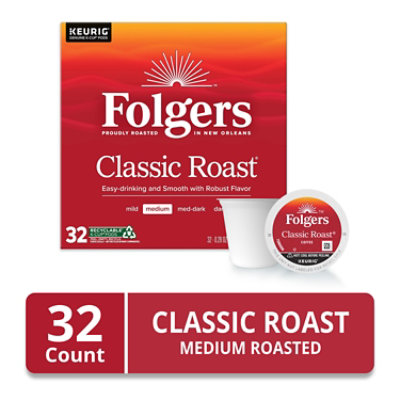 Folgers Classic Roast K -Cup - 32 Count - Image 2