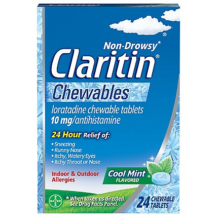 Claritin Chew Tab 10mg Cool Tab - 24 Count - Image 3