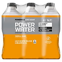 POWERADE Power Water Tropical Mango Bottles - 6-16.9 Fl. Oz. - Image 3