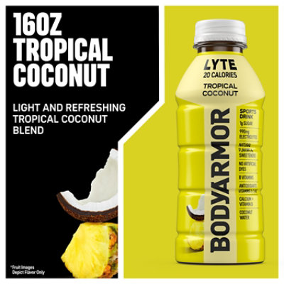 BODYARMOR LYTE Tropical Coconut Sports Drink - 16 Fl. Oz. - Image 3