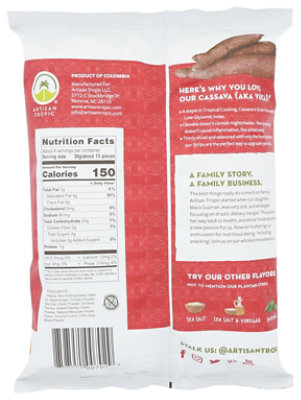 Artisan Tropic Cassava Strips Bbq - 4.5 Oz - Image 2