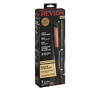 Revlon Pro Collection Flat Iron Salon Straight Copper Smooth 1 Inch Plate - Each