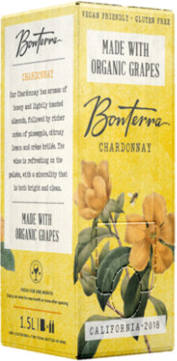 Bonterra Wine Organic Chardonnay California - 1.5 Liter