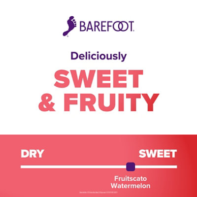 Barefoot Fruitscato Moscato Wine Watermelon - 750 Ml - Image 3