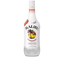 Malibu Flavored Caribbean Rum With Strawberry Liqueur Bottle - 750 Ml