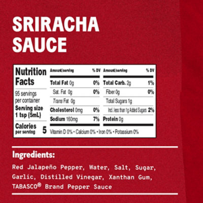 TABASCO Sriracha Sauce - 20 Oz - Image 6