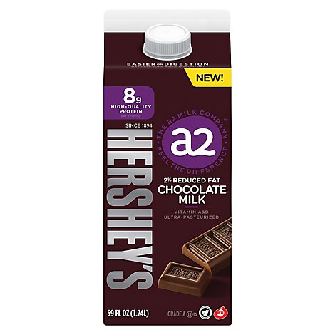 a2 Milk Chocolate 2% Reduced Fat - 59 Fl. Oz.