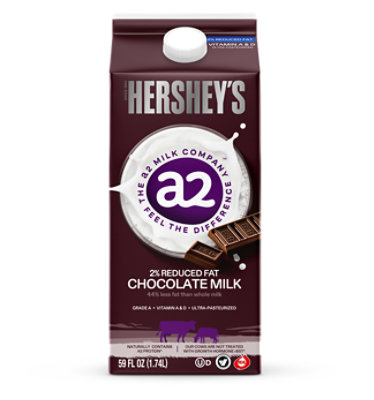 a2 Milk Chocolate 2% Reduced Fat - 59 Fl. Oz.