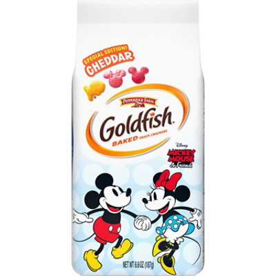 Pepperidge Farm Goldfish Disney Mickey and Minnie Mouse Cheddar Crackers - 6.6 Oz - Image 1