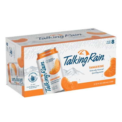 Talking Rain Sparkling Water Tangerine - 96 Fl. Oz.