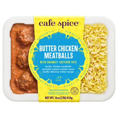 Cafe Spice Chicken Btr Meatbl Sfrn R - 16 Oz - Image 1