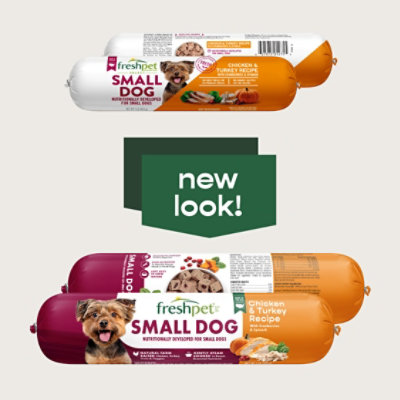 Freshpet Select Chicken Turkey Roll Small Dog 1 Lb starmarket