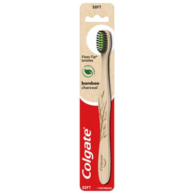 Colgate Bamboo Charcoal Manual Toothbrush Soft - Each