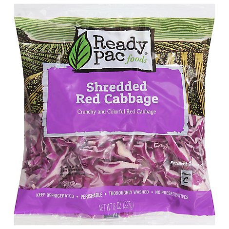 Pearson Cabbage Red Shredded - 8 Oz