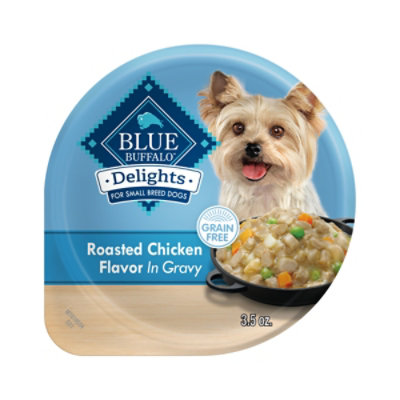 Blue Buffalo Delights Small Breed Wet Dog Food Rotisserie Chicken Flavor in Gravy - 3.5 Oz - Image 1