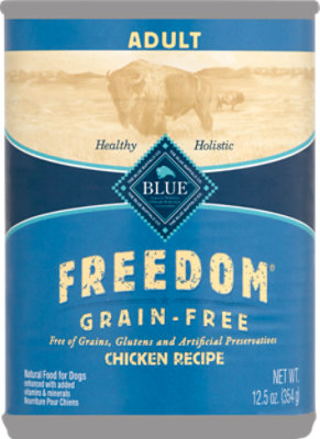 BLUE Freedom Dog Food Adult Grain Free Chicken Recipe - 12.5 Oz