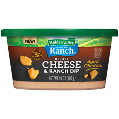 Hidden Valley Rte Dip Dlx Rnch Aged Chdr - 10 Oz